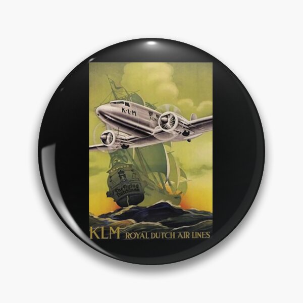 Item preview, Klm Dutch Air Lines Flying Dutchman Ship Arplane designed and sold by TrapTrading.