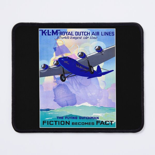 Item preview, KLM Flying Dutchman Vintage Travel Advertising Print designed and sold by TrapTrading.