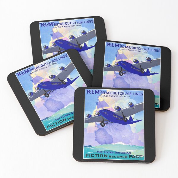 Item preview, KLM Flying Dutchman Vintage Travel Advertising Print designed and sold by TrapTrading.