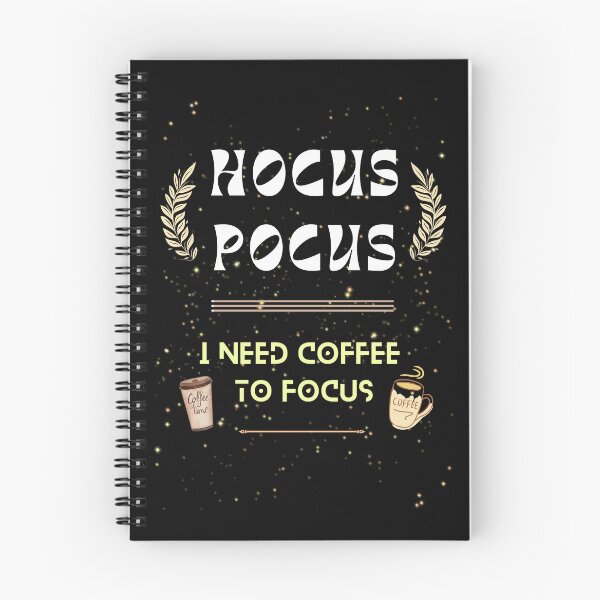 Item preview, Hocus pocus I need coffee to focus | coffee design | for coffee lovers |  designed and sold by Arteartz.