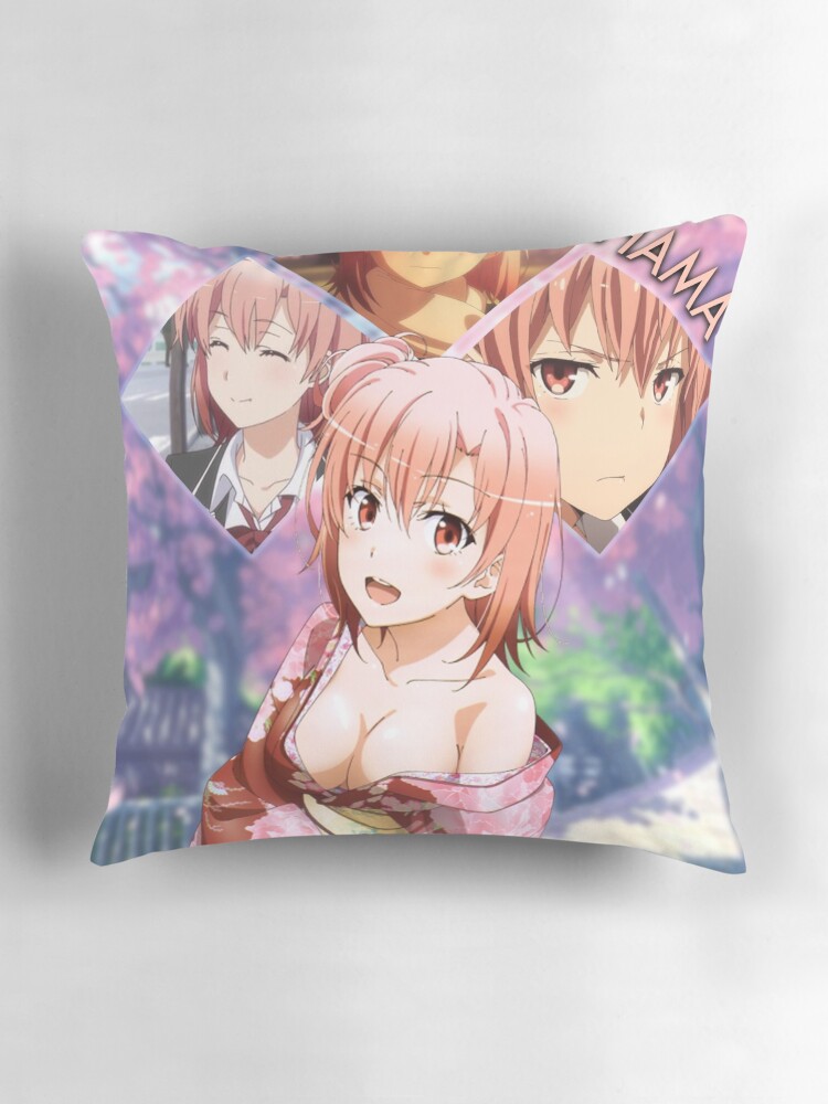 Cojín for Sale con la obra «Yui Yuigahama La amada Waifu de My