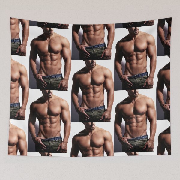Item preview, Strong healthy handsome Athletic Man Fitness Model designed and sold by Bunn-Bunn.