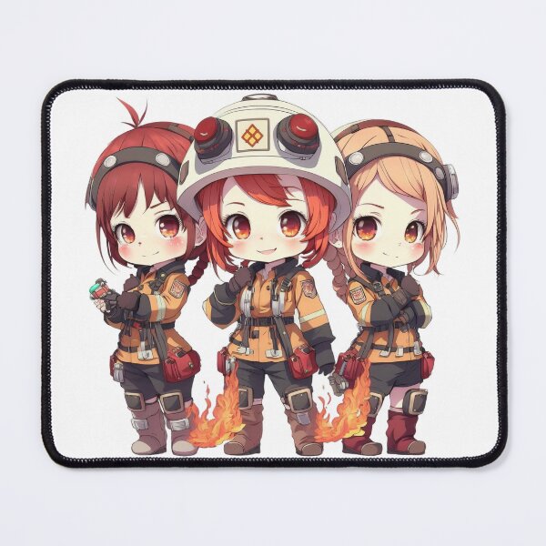 Item preview, Chibi Firefighters: Girls in Action designed and sold by TheChibiStore.