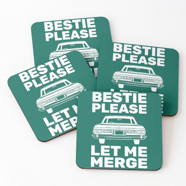 Item preview, Bestie Please Let Me Merge Cute Funny Car Bumper  1 designed and sold by KillerTreldz.