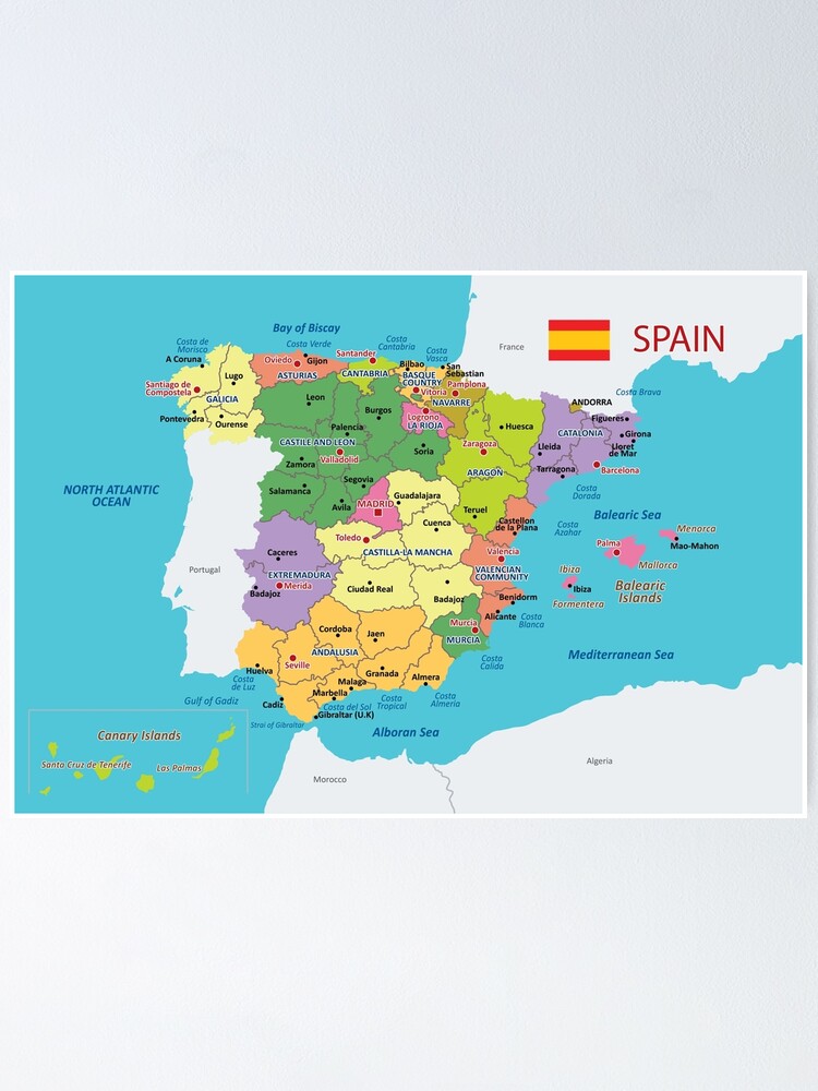 Mapas de España para niños 