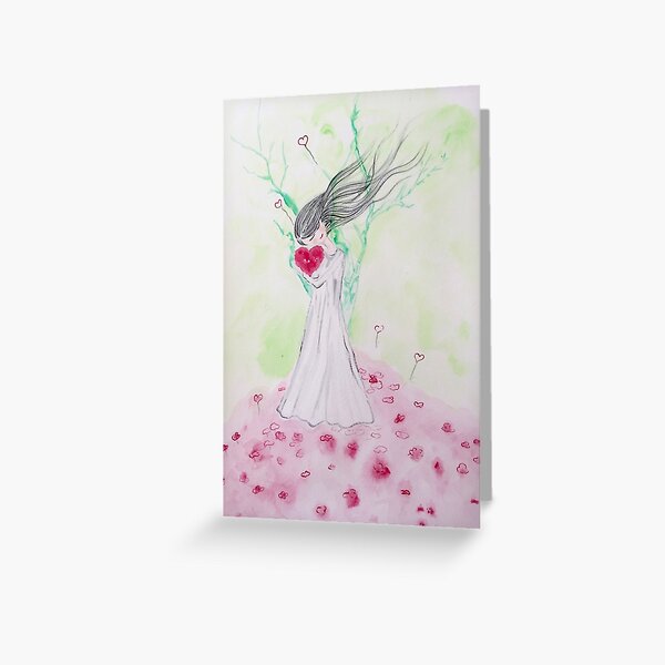 Heart Bloom Greeting Card