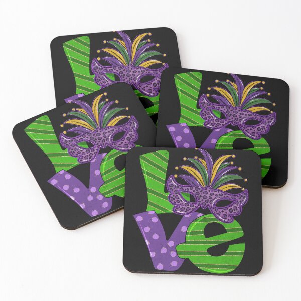 Item preview, I Love Mardi Gras Retro Vintage Classic designed and sold by seventeedesigns.