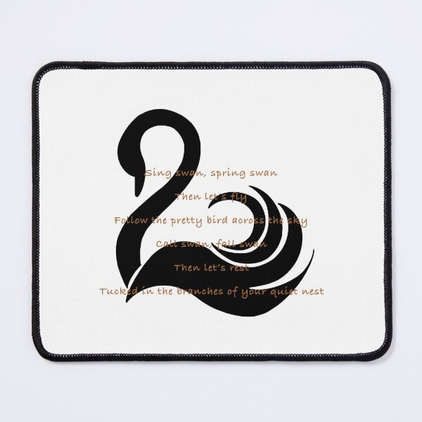 Item preview, Black Swan Poem designed and sold by DivineTreasura.