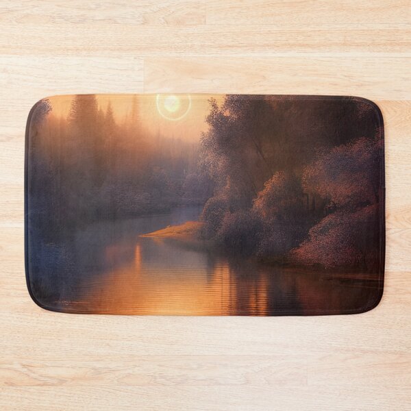 Item preview, Moonlit river generated by artificial intelligence designed and sold by megadrina.