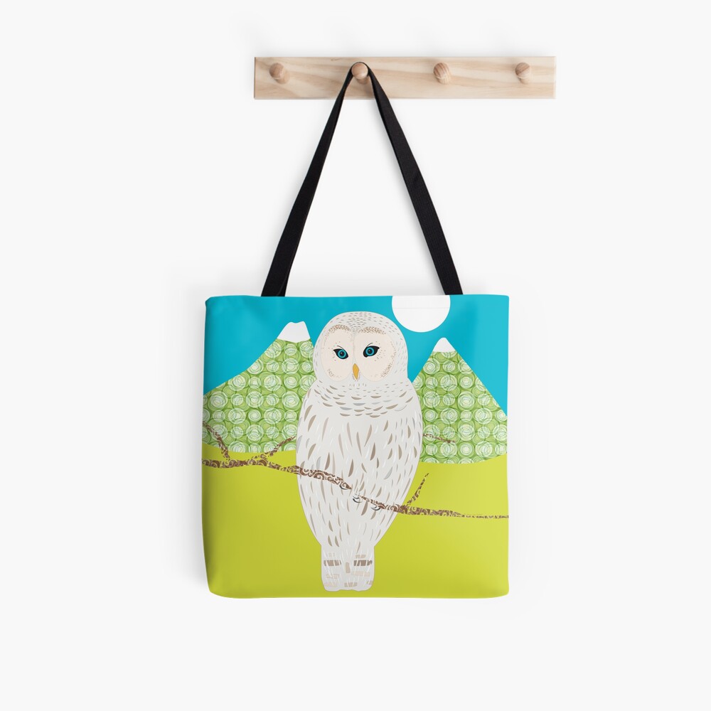 Tote bag « Blanche, la chouette»