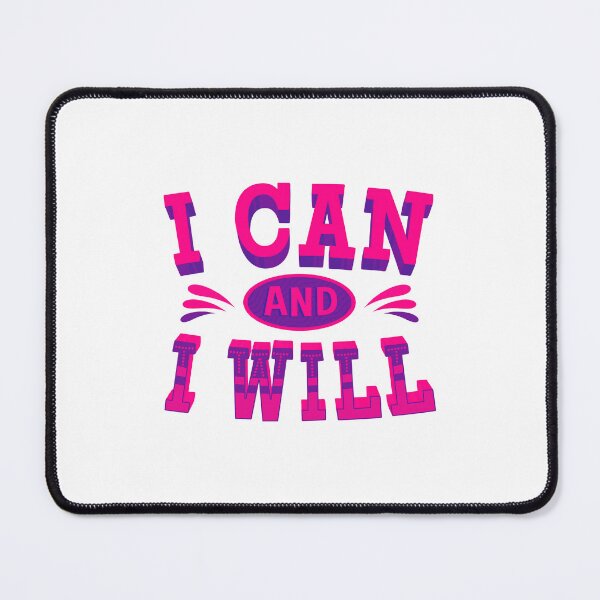Item preview, I can and I Will - Inspirational Quotes designed and sold by Happier-Futures.