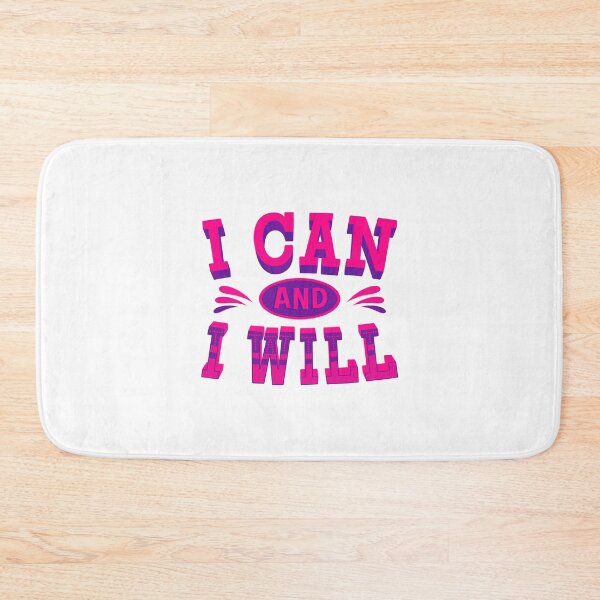 Item preview, I can and I Will - Inspirational Quotes designed and sold by Happier-Futures.