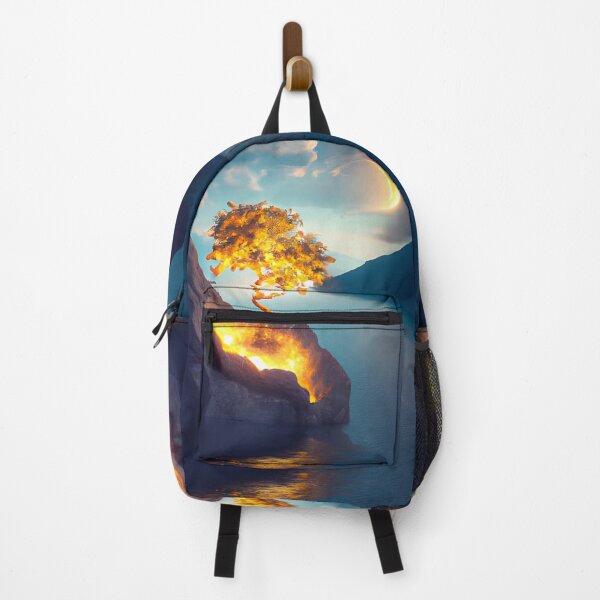 Item preview, Golden tree in lake generated by artificial intelligence designed and sold by megadrina.