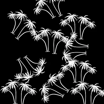 Artwork thumbnail, Coconut Tree Simple Pattern by theredsharp