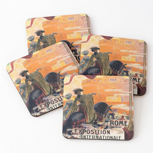 Item preview, ROME Exposition Internationale March November 1911 Vintage Italy Travel Poster designed and sold by retroposters.