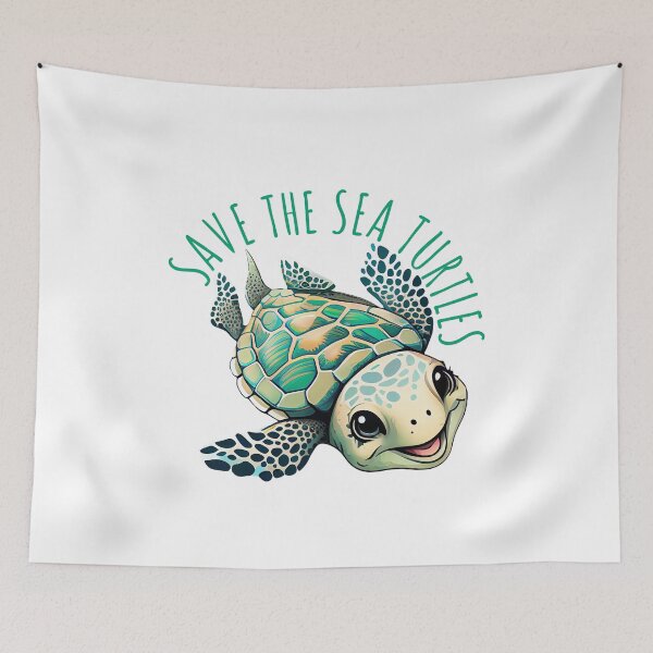 Item preview, Save the Sea Turtles. Cute Turtle designed and sold by Fitbys.