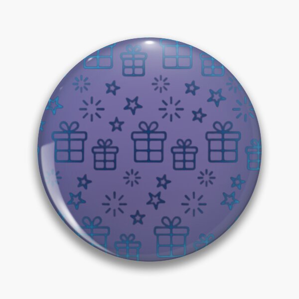 Item preview, Patterns of gift boxes and stars in blue and purple. designed and sold by storefunnypets.