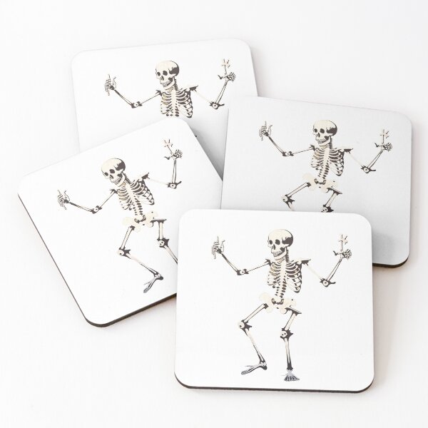 Item preview, Banksy Dancing Skeleton Rigor Mortis designed and sold by DataDude.