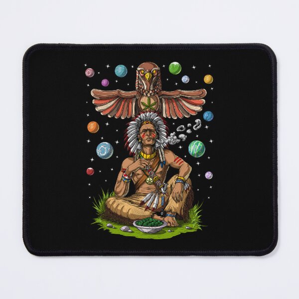 Item preview, Native American Chief Smoking Weed designed and sold by underheaven.