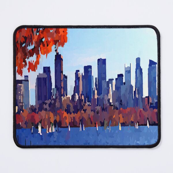 Item preview, Boston Charles River Autumn Skyline designed and sold by Jon-Baran.