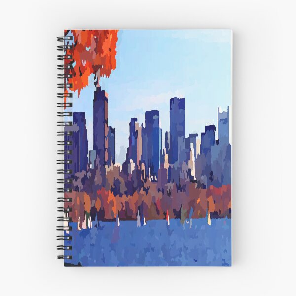Item preview, Boston Charles River Autumn Skyline designed and sold by Jon-Baran.
