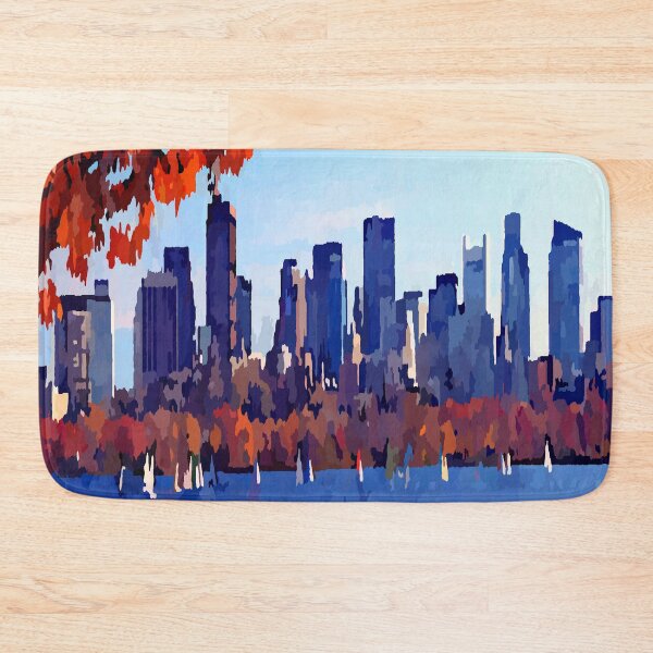 Item preview, Boston Charles River Autumn Skyline designed and sold by Jon-Baran.