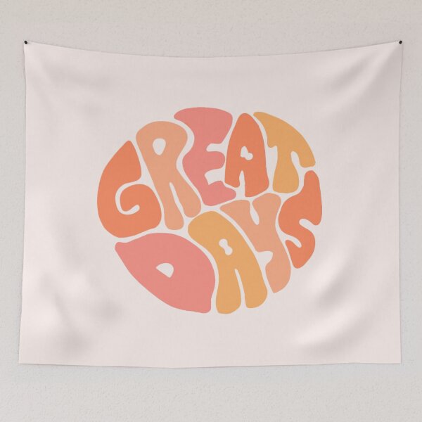 Item preview, Great Days Inspirational Motivational White Print designed and sold by Kylexa.