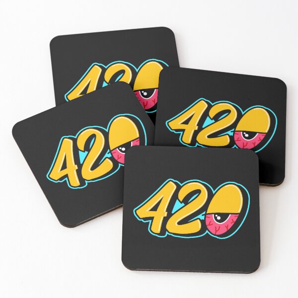 Item preview, 420 Red Eye Stoned Cannabis Tag designed and sold by Plant Cult.