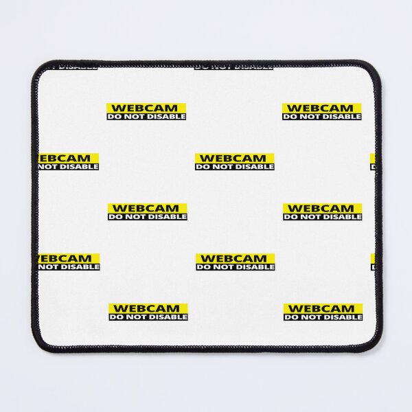 Item preview, Webcam do not disable stickers warning sign prank yellow designed and sold by rednumberone.