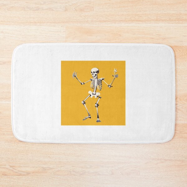 Item preview, Banksy Dancing Skeleton Rigor Mortis Orange designed and sold by DataDude.