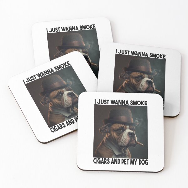 Item preview, I just want to smoke cigars and pet my dog designed and sold by isk art.