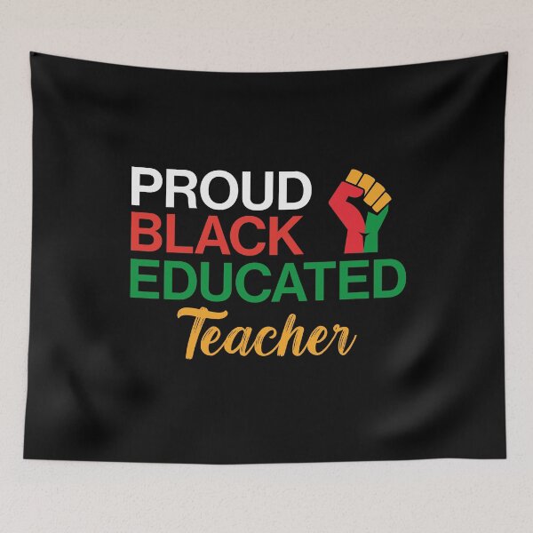 Item preview, Black Pride Teacher | Black Proud Educated | Gift For Black Teacher designed and sold by AMINE  ★★★★★.