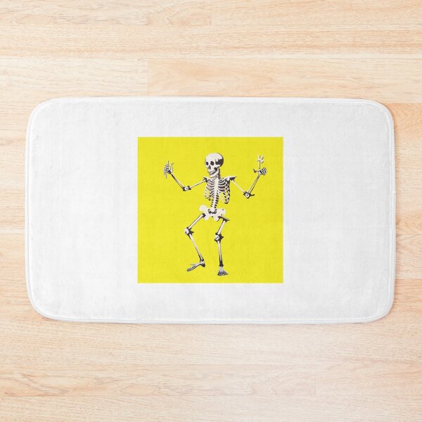 Item preview, Banksy Dancing Skeleton Rigor Mortis Yellow designed and sold by DataDude.