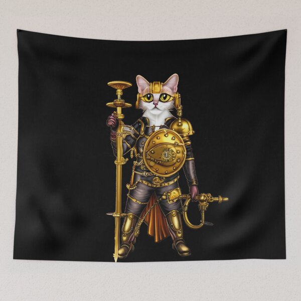 Item preview, Samurai Cat, Anime Cat designed and sold by bernd49.