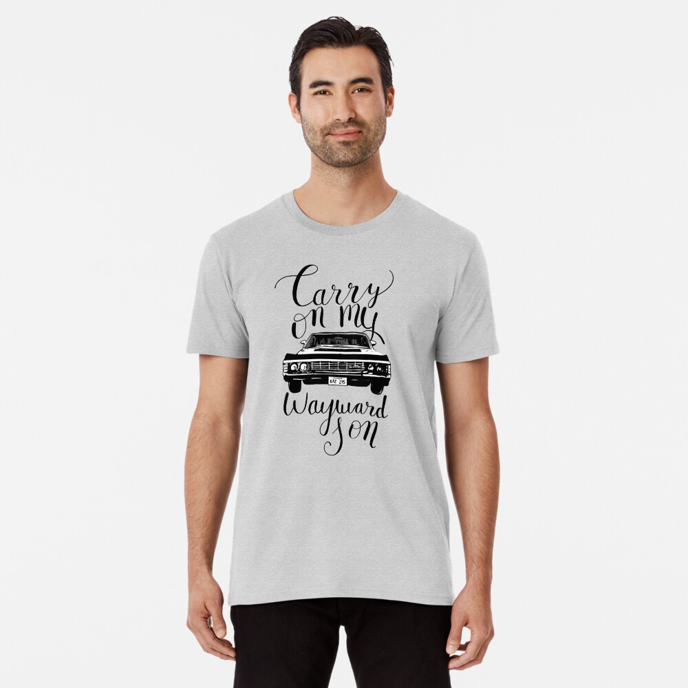 Supernatural - Carry on my Wayward Son Premium T-Shirt