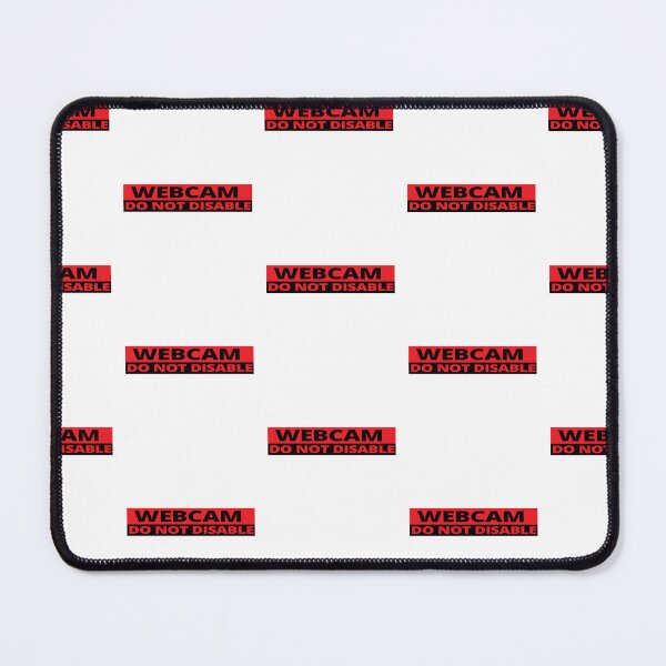 Item preview, Webcam do not disable stickers warning sign prank red designed and sold by rednumberone.