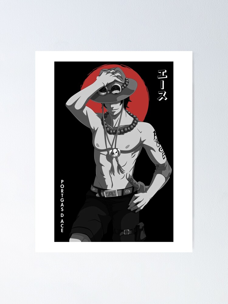 portgas d ace Poster for Sale by animervd1