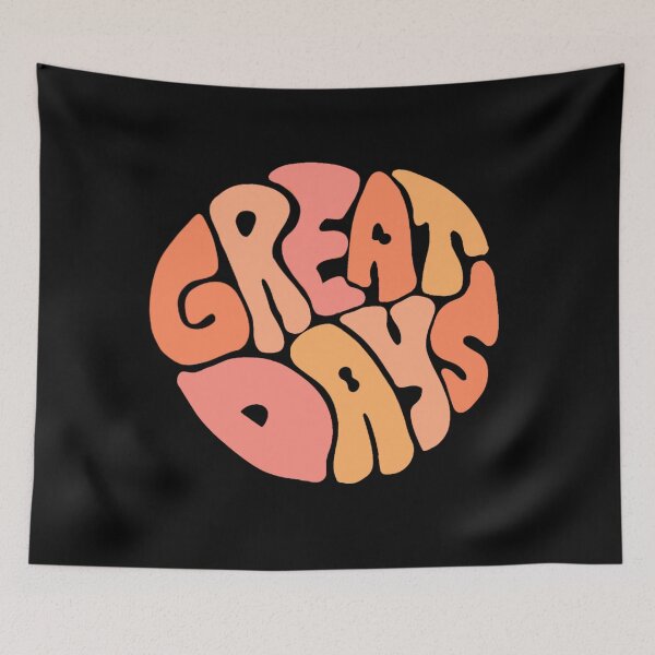 Item preview, Great Days Inspirational Motivational Black Print designed and sold by Kylexa.
