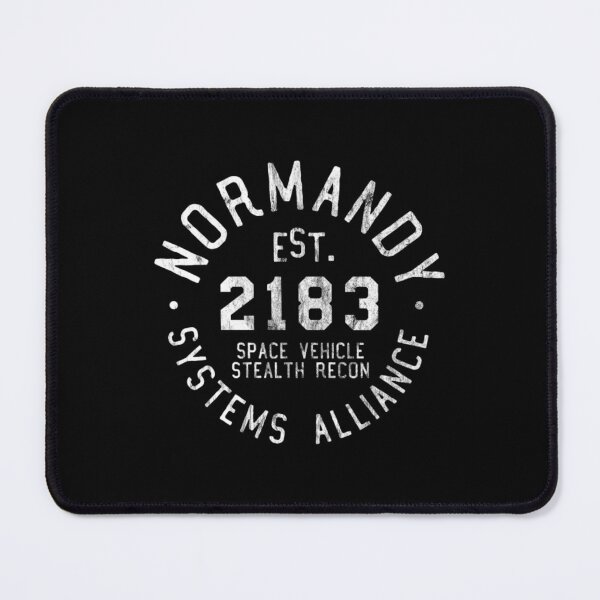 Item preview, SSV Normandy Athletic Shirt  Mass Effect Athletic Style  White Print   designed and sold by damialinas1.