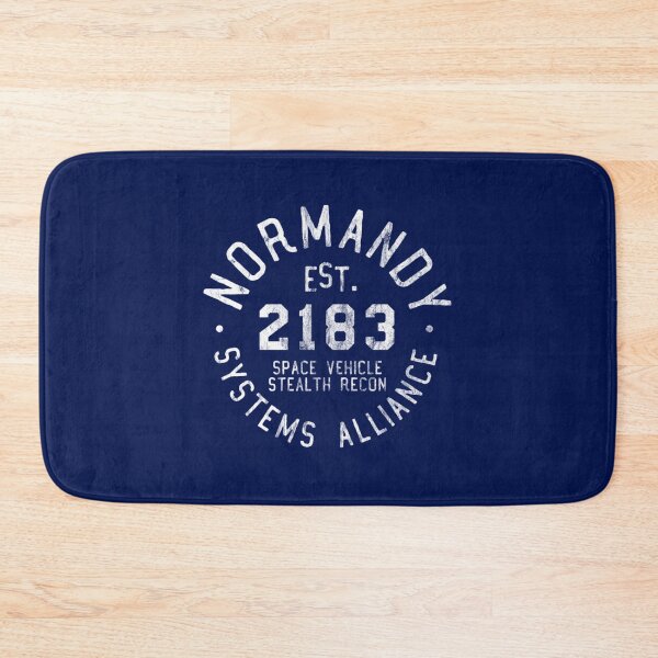 Item preview, SSV Normandy Athletic Shirt  Mass Effect Athletic Style  White Print   designed and sold by damialinas1.