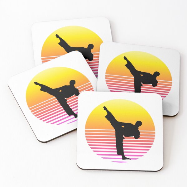 Item preview, Sunset Taekwondo Silhouette Design designed and sold by MartialArtDsgn.
