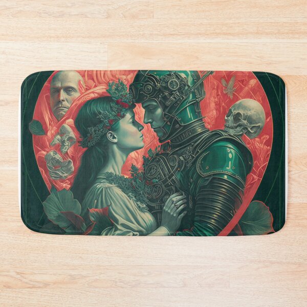 Item preview, VALENTINE S DAY SCI FI FUTURIST LOVE designed and sold by Delicious Design ⭐⭐⭐⭐⭐.