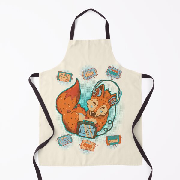 Item preview, Cute fox tape deck music designed and sold by norsedogstudio.