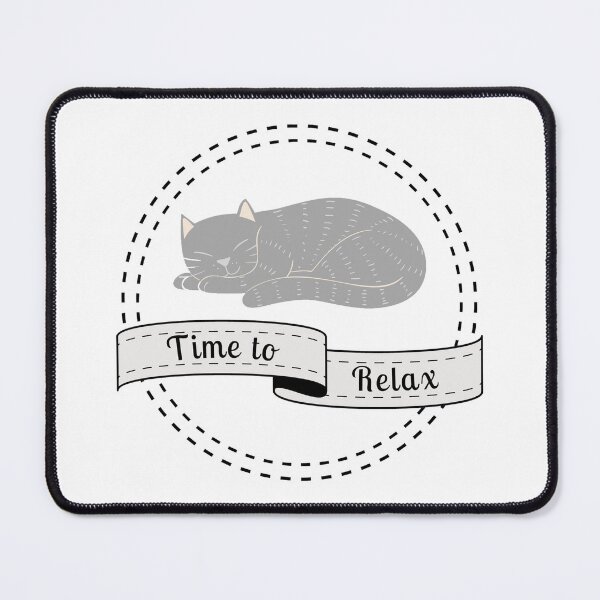 Item preview, Cat - time to relax designed and sold by Stay-Pawsitive.