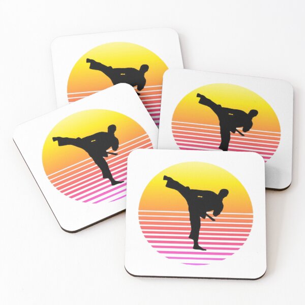 Item preview, Sunset Karate Silhouette Design designed and sold by MartialArtDsgn.