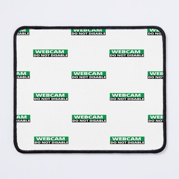 Item preview, Webcam do not disable stickers warning sign prank green designed and sold by rednumberone.
