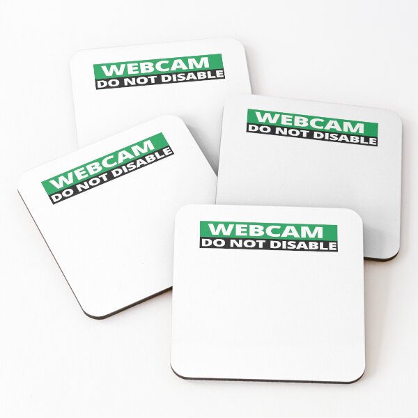 Item preview, Webcam do not disable stickers warning sign prank green designed and sold by rednumberone.
