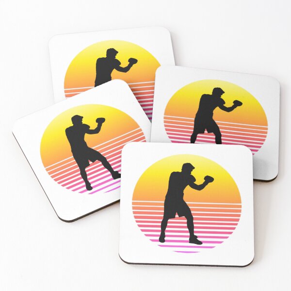 Item preview, Sunset Boxing Silhouette Design designed and sold by MartialArtDsgn.