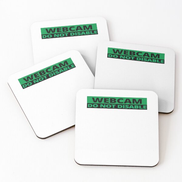 Item preview, Webcam do not disable stickers warning sign prank green forest designed and sold by rednumberone.