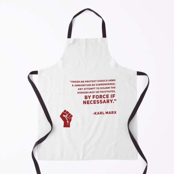Item preview, Pro Gun Leftist Socialist Gun Owner Under No Pretext Marx Quote designed and sold by ScienTeeshirt.